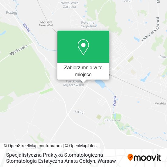 Mapa Specjalistyczna Praktyka Stomatologiczna Stomatologia Estetyczna Aneta Gołdyn