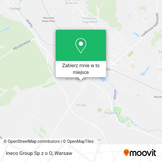 Mapa Ineco Group Sp z o O