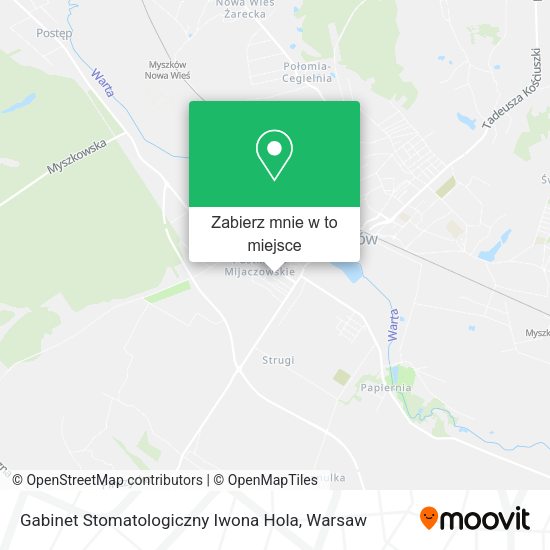 Mapa Gabinet Stomatologiczny Iwona Hola