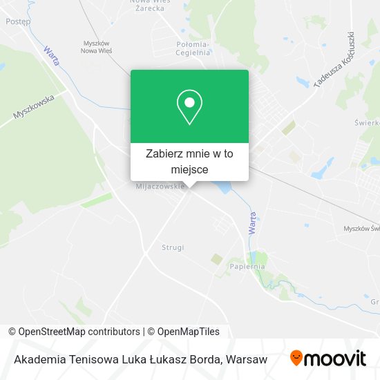 Mapa Akademia Tenisowa Luka Łukasz Borda