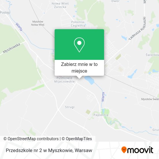 Mapa Przedszkole nr 2 w Myszkowie