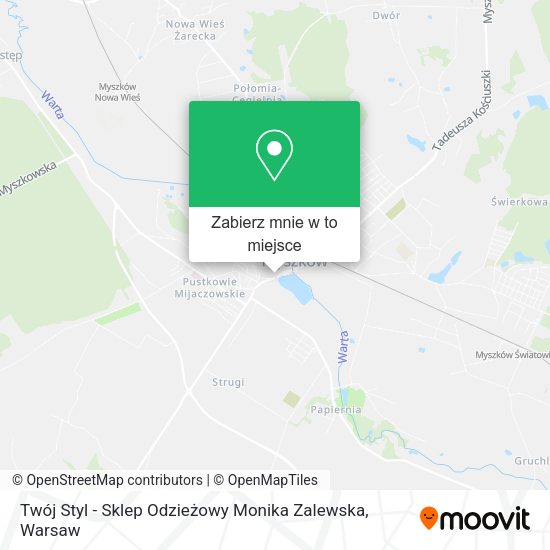 Mapa Twój Styl - Sklep Odzieżowy Monika Zalewska