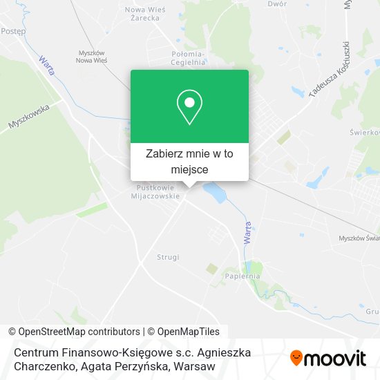 Mapa Centrum Finansowo-Księgowe s.c. Agnieszka Charczenko, Agata Perzyńska