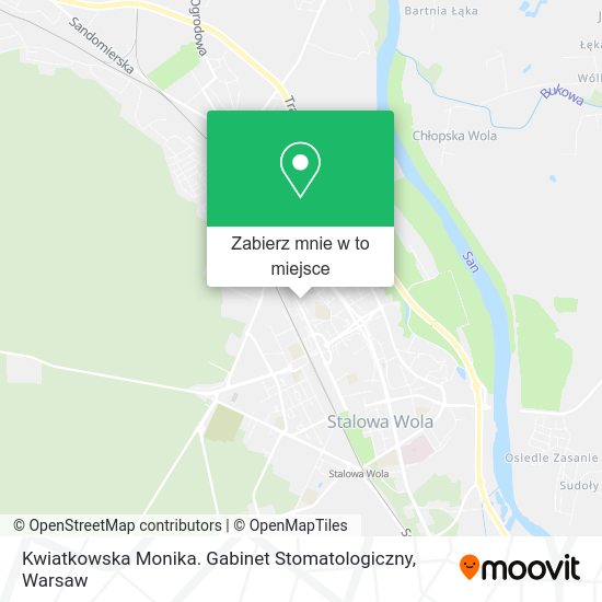 Mapa Kwiatkowska Monika. Gabinet Stomatologiczny