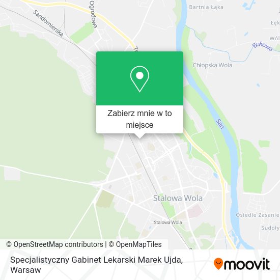 Mapa Specjalistyczny Gabinet Lekarski Marek Ujda