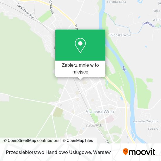 Mapa Przedsiebiorstwo Handlowo Uslugowe