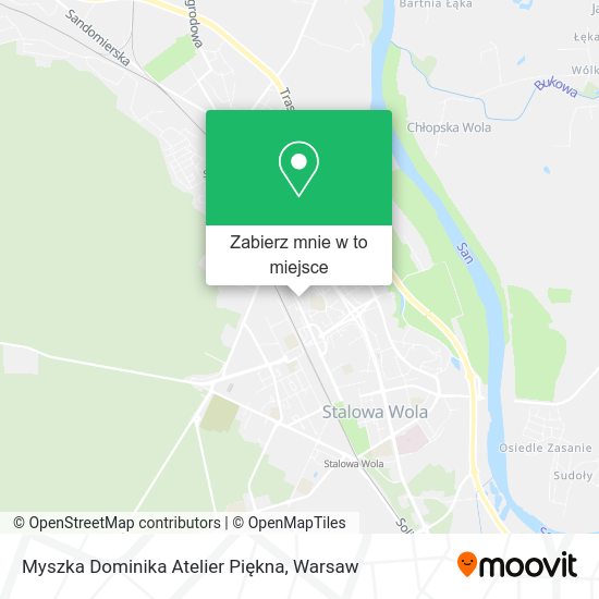 Mapa Myszka Dominika Atelier Piękna