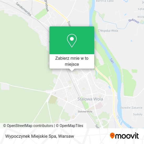 Mapa Wypoczynek Miejskie Spa