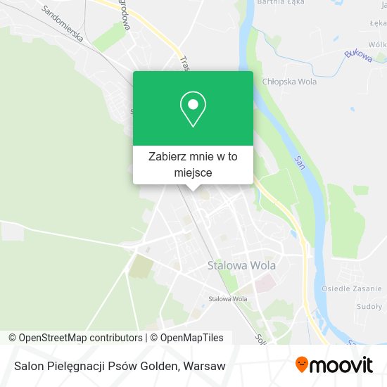 Mapa Salon Pielęgnacji Psów Golden