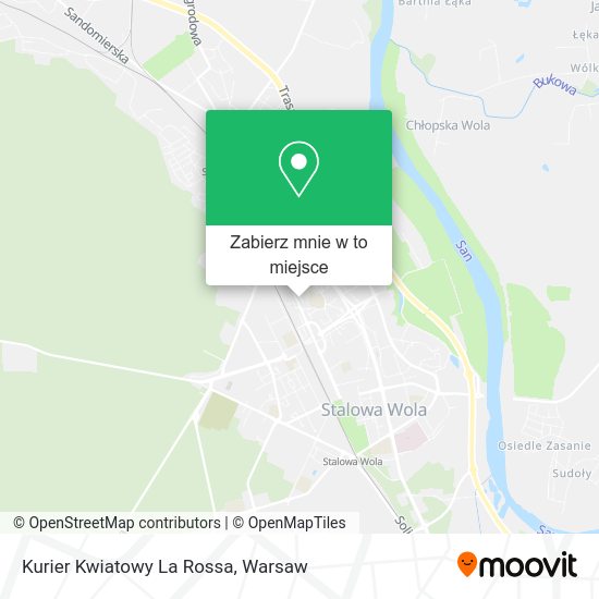 Mapa Kurier Kwiatowy La Rossa