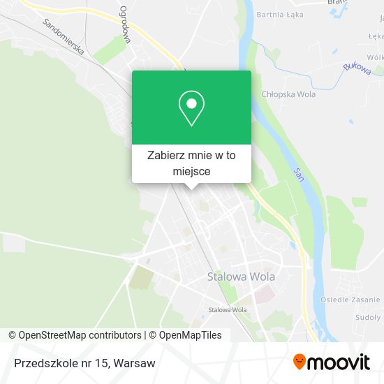 Mapa Przedszkole nr 15