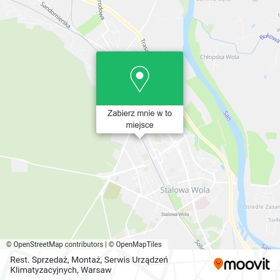 Mapa Rest. Sprzedaż, Montaż, Serwis Urządzeń Klimatyzacyjnych