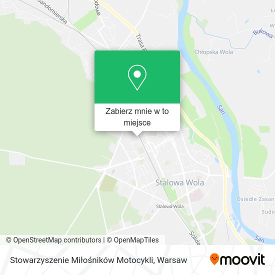 Mapa Stowarzyszenie Miłośników Motocykli