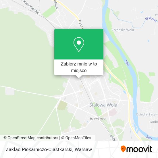 Mapa Zakład Piekarniczo-Ciastkarski