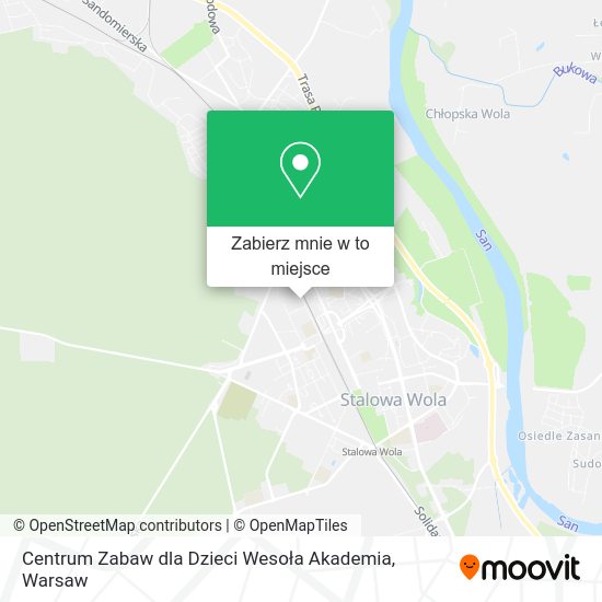 Mapa Centrum Zabaw dla Dzieci Wesoła Akademia