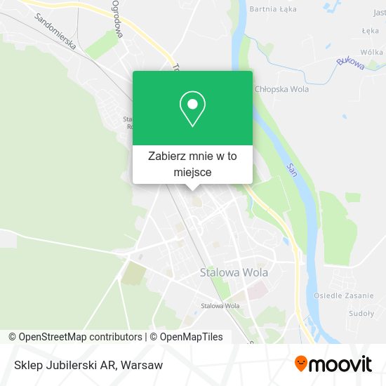 Mapa Sklep Jubilerski AR