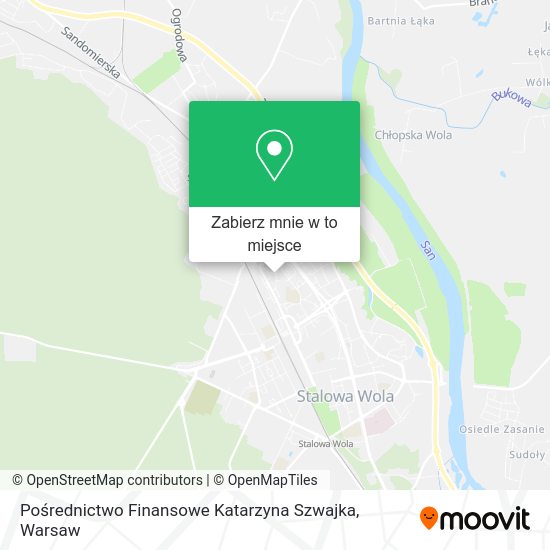 Mapa Pośrednictwo Finansowe Katarzyna Szwajka