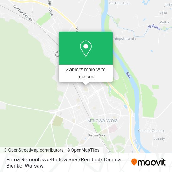 Mapa Firma Remontowo-Budowlana /Rembud/ Danuta Bieńko