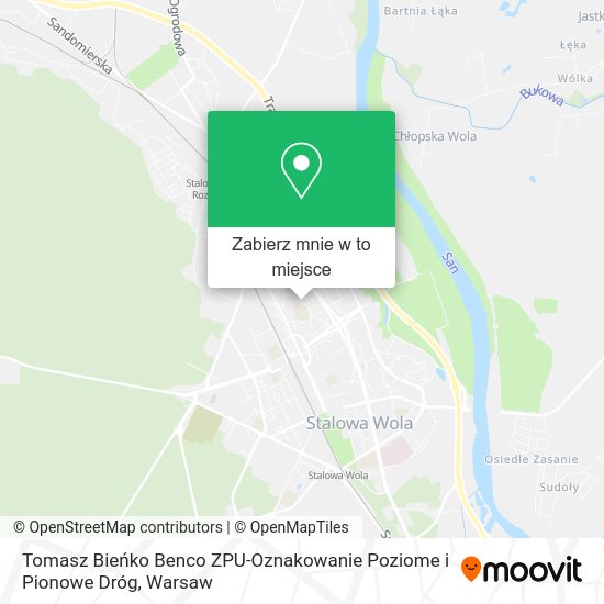 Mapa Tomasz Bieńko Benco ZPU-Oznakowanie Poziome i Pionowe Dróg