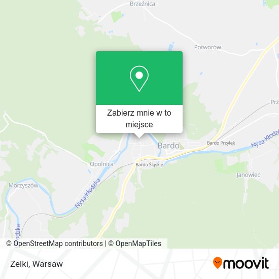 Mapa Zelki