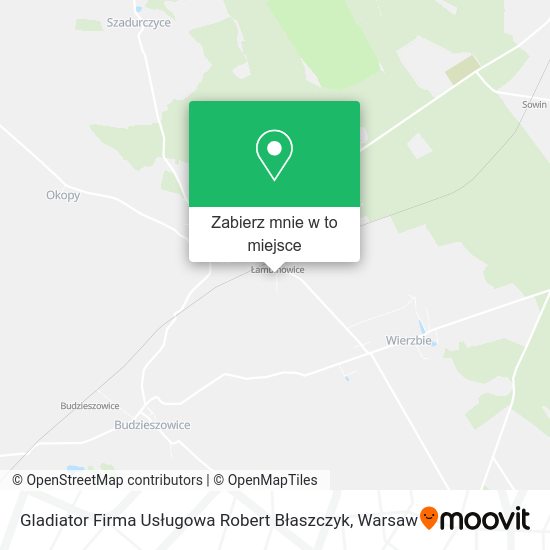 Mapa Gladiator Firma Usługowa Robert Błaszczyk