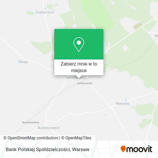 Mapa Bank Polskiej Spółdzielczości