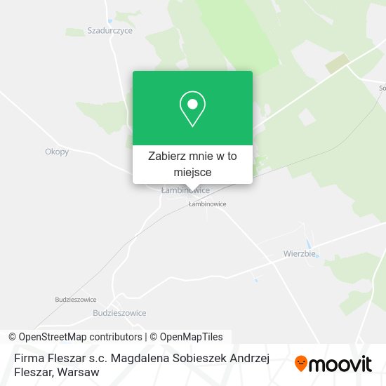 Mapa Firma Fleszar s.c. Magdalena Sobieszek Andrzej Fleszar