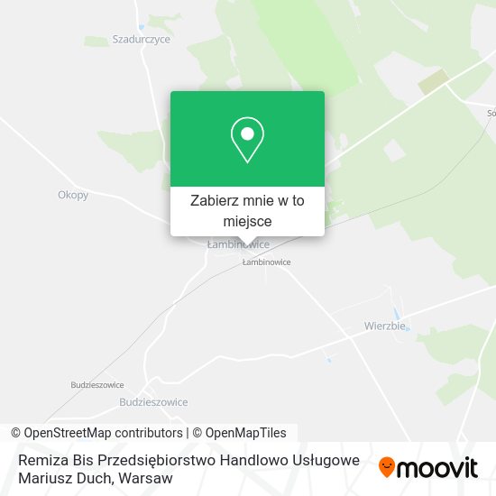 Mapa Remiza Bis Przedsiębiorstwo Handlowo Usługowe Mariusz Duch