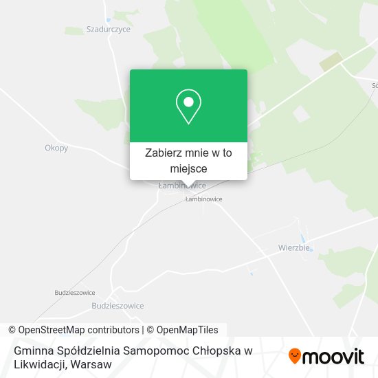 Mapa Gminna Spółdzielnia Samopomoc Chłopska w Likwidacji