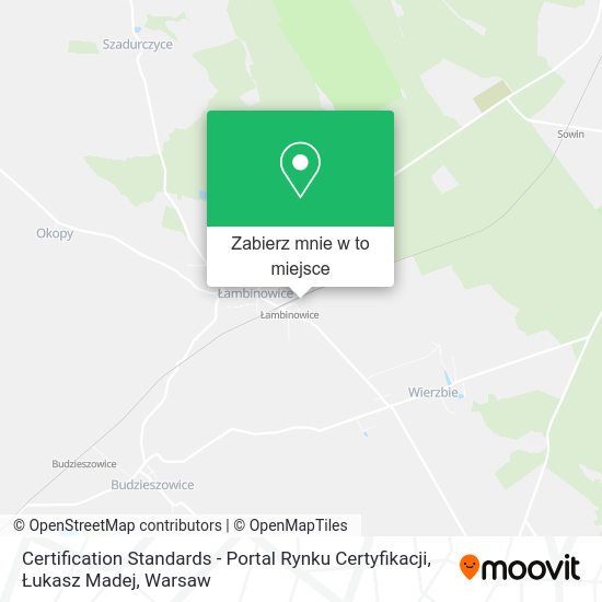 Mapa Certification Standards - Portal Rynku Certyfikacji, Łukasz Madej