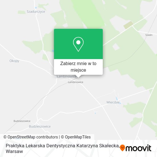 Mapa Praktyka Lekarska Dentystyczna Katarzyna Skałecka