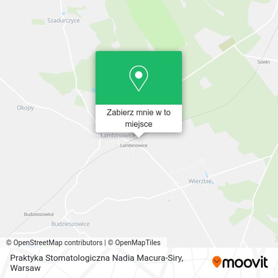 Mapa Praktyka Stomatologiczna Nadia Macura-Siry