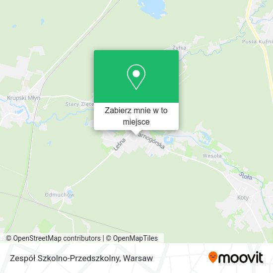 Mapa Zespół Szkolno-Przedszkolny