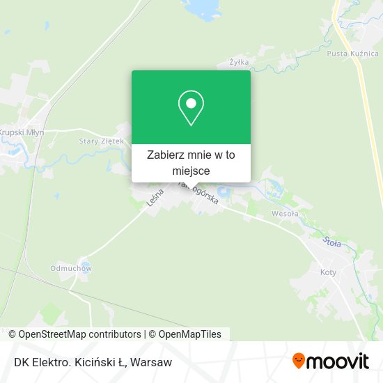 Mapa DK Elektro. Kiciński Ł