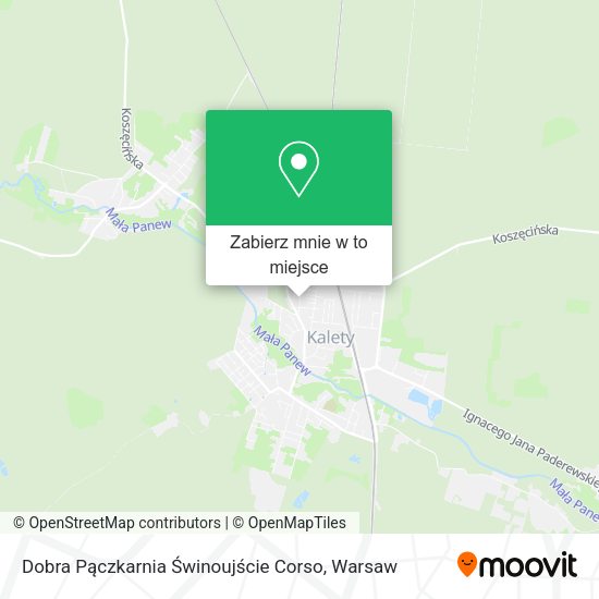 Mapa Dobra Pączkarnia Świnoujście Corso