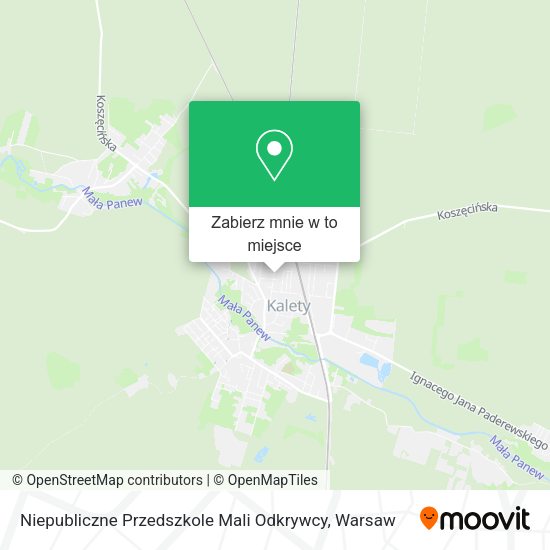 Mapa Niepubliczne Przedszkole Mali Odkrywcy