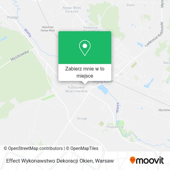 Mapa Effect Wykonawstwo Dekoracji Okien