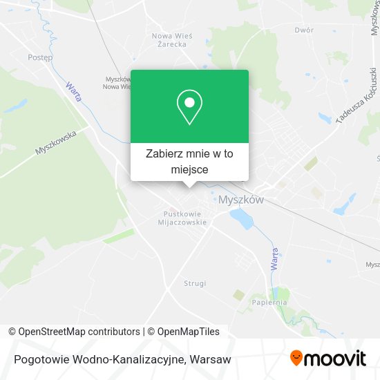 Mapa Pogotowie Wodno-Kanalizacyjne