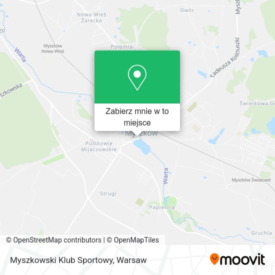 Mapa Myszkowski Klub Sportowy