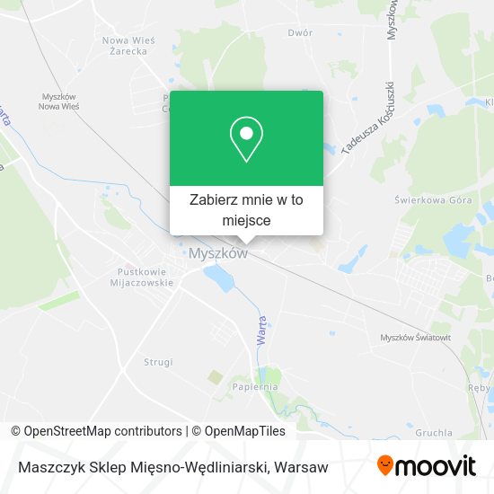 Mapa Maszczyk Sklep Mięsno-Wędliniarski