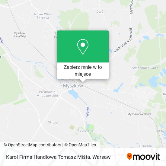 Mapa Karol Firma Handlowa Tomasz Miśta