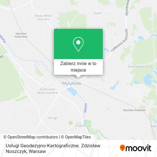 Mapa Usługi Geodezyjno-Kartograficzne. Zdzisław Noszczyk