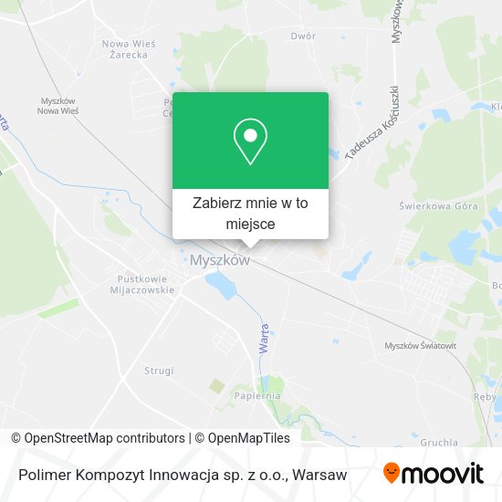 Mapa Polimer Kompozyt Innowacja sp. z o.o.