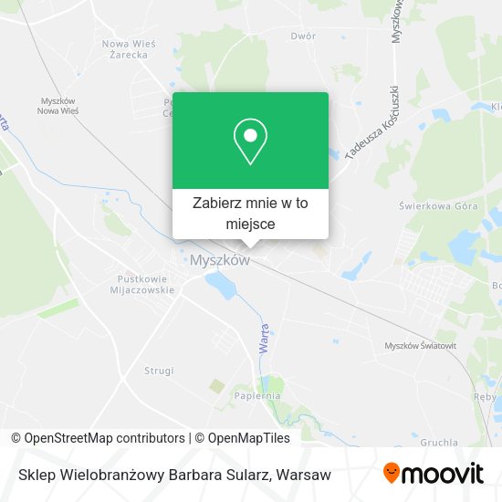 Mapa Sklep Wielobranżowy Barbara Sularz