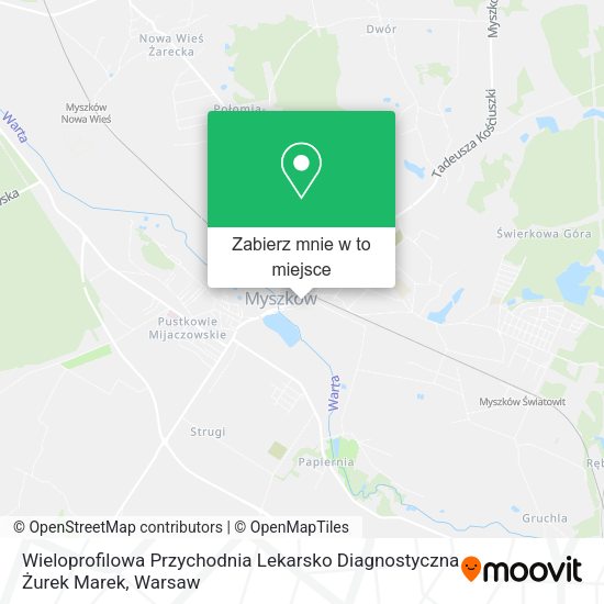 Mapa Wieloprofilowa Przychodnia Lekarsko Diagnostyczna Żurek Marek