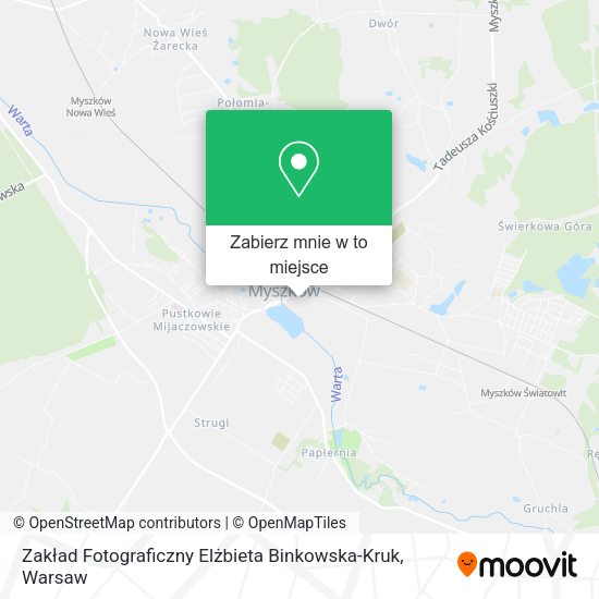 Mapa Zakład Fotograficzny Elżbieta Binkowska-Kruk