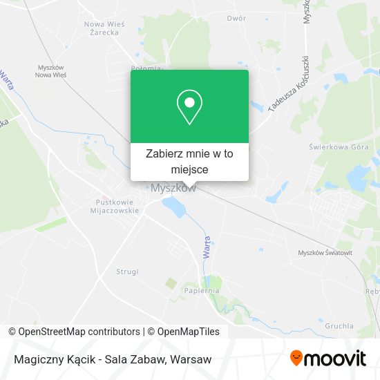 Mapa Magiczny Kącik - Sala Zabaw