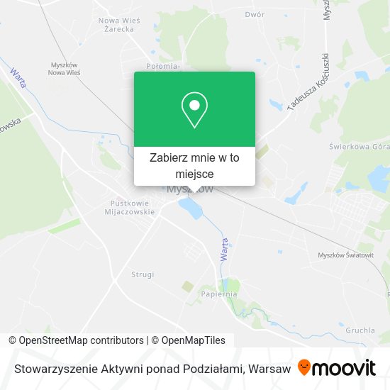 Mapa Stowarzyszenie Aktywni ponad Podziałami