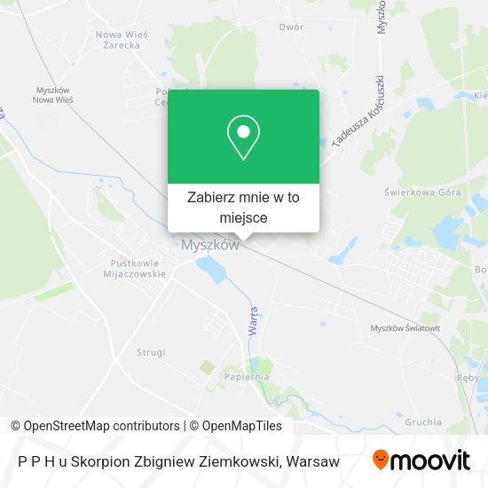 Mapa P P H u Skorpion Zbigniew Ziemkowski