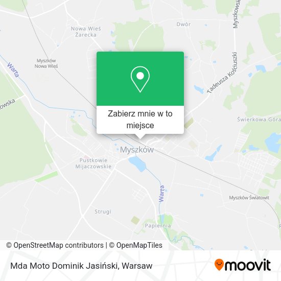 Mapa Mda Moto Dominik Jasiński